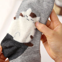 Lässige Socken Mit Katzenmuster