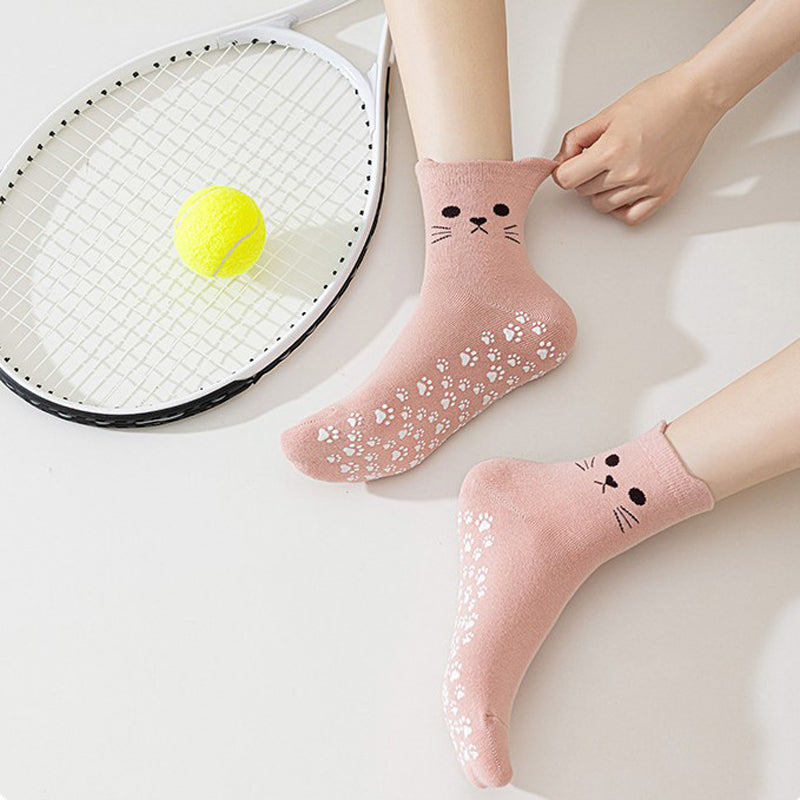 Lässige Socken Mit Katzenmuster