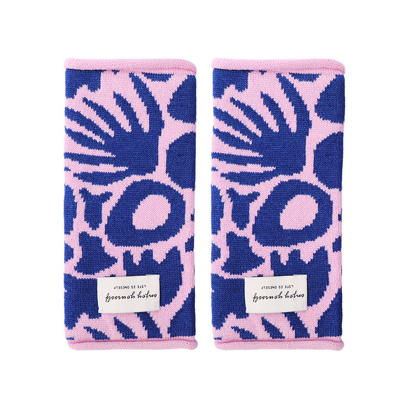 Geometrische Warme Handschuhe