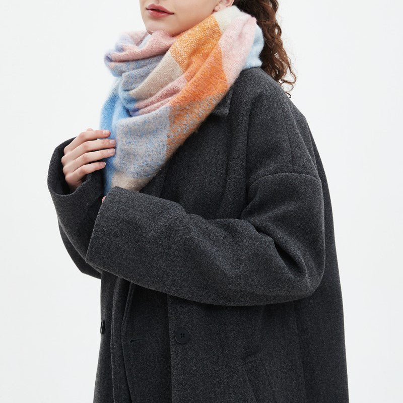 Warmer Karierter Schal