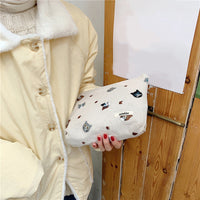 Lässige Tasche Mit Katzen-Print