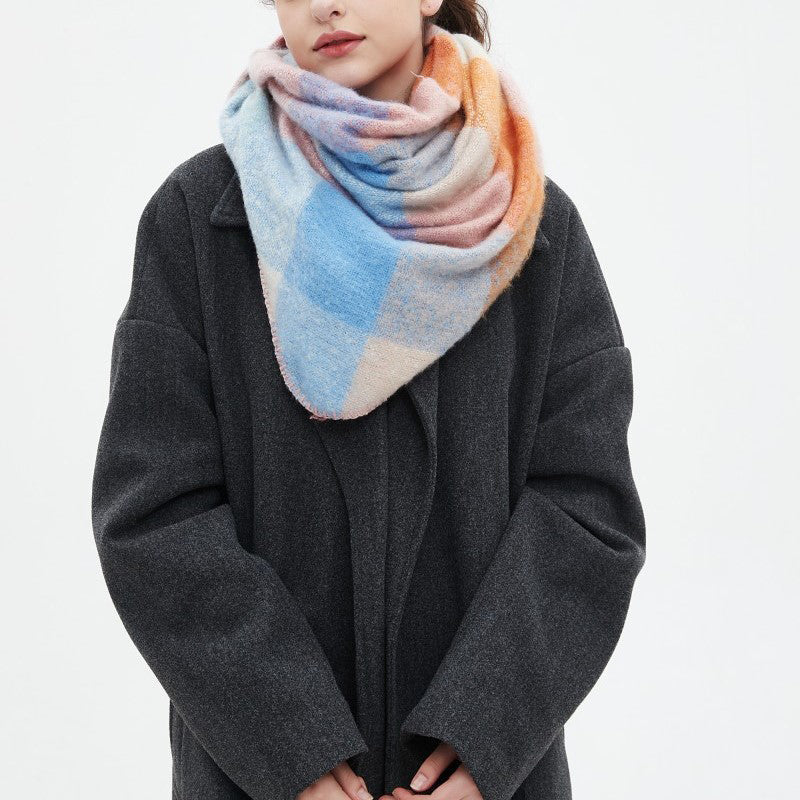 Warmer Karierter Schal