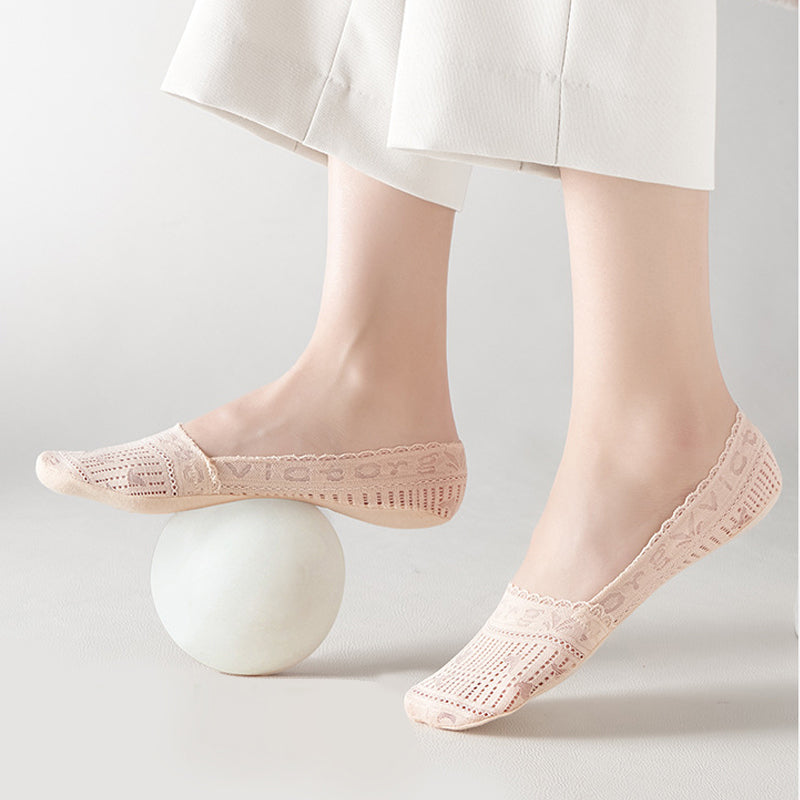 Atmungsaktive Spitzensocken