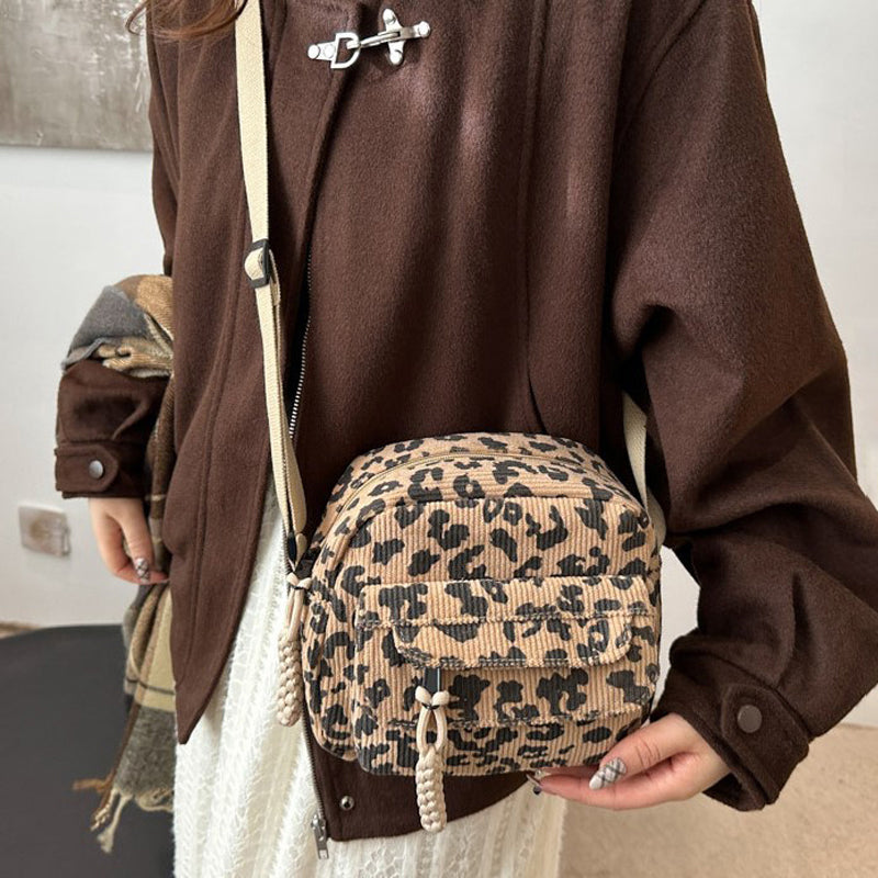 Vintage Leopardentasche