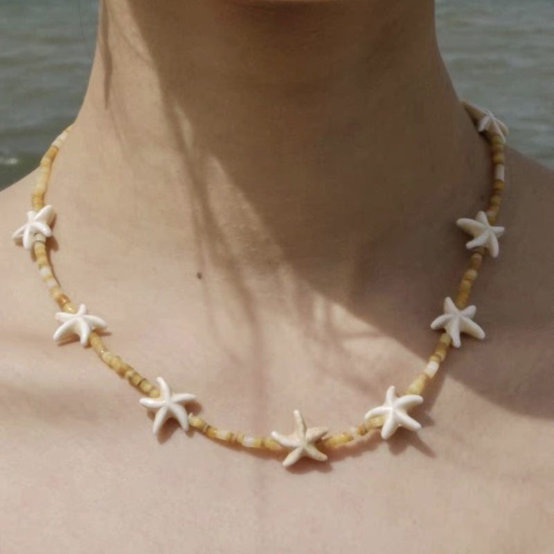 Lässige Halskette Im Strandstil