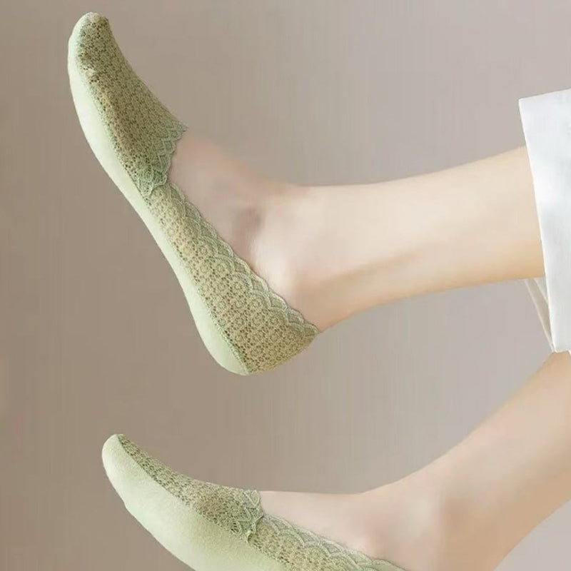 Atmungsaktive Blumensocken