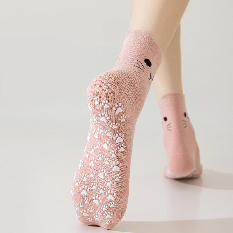 Lässige Socken Mit Katzenmuster