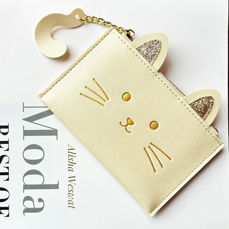 Geldbörse Mit Cartoon-Katze