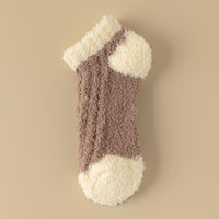 Warme Plüschsocken