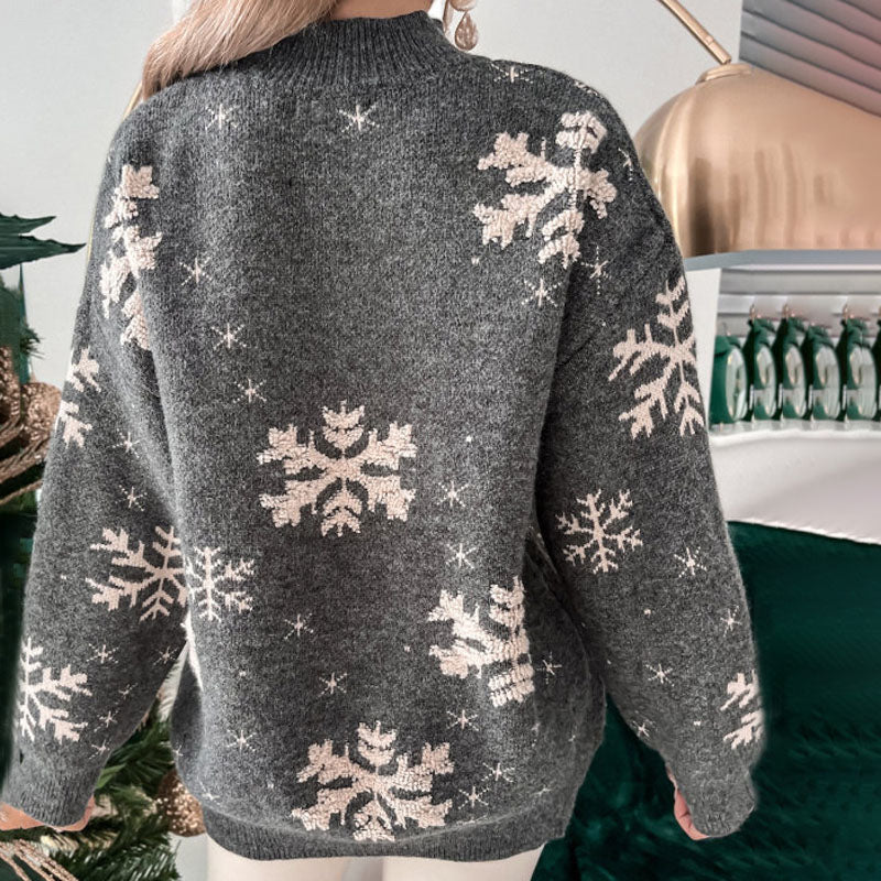 Lässiger Weihnachtlicher Strickpullover