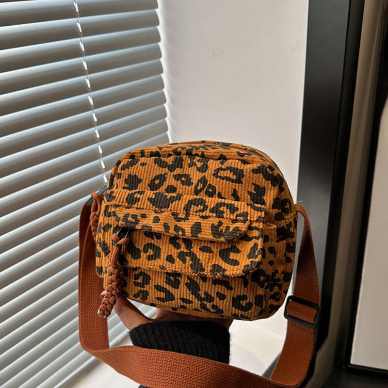 Vintage Leopardentasche