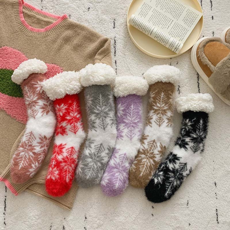 Weihnachts-Rutschfeste Warme Socken