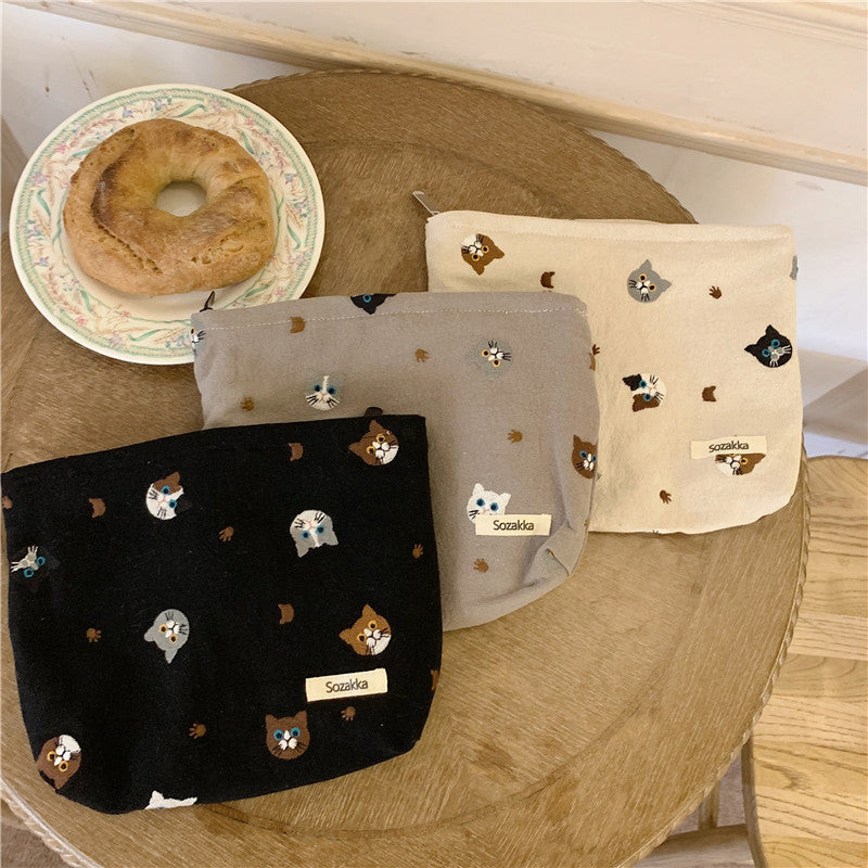 Lässige Tasche Mit Katzen-Print