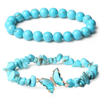Schmetterlings Perlenarmband