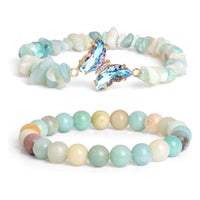 Schmetterlings Perlenarmband