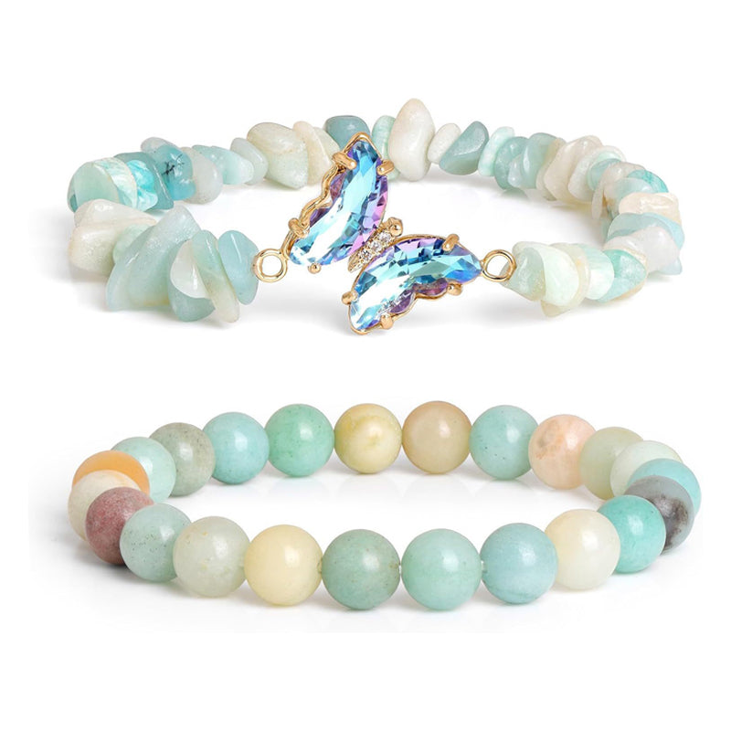 Schmetterlings Perlenarmband