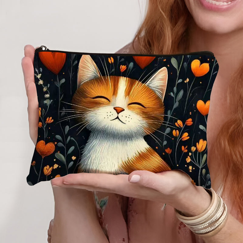 Tasche Mit Cartoon-Katze