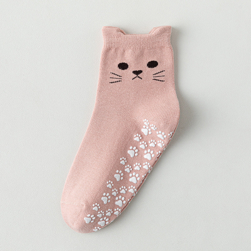 Lässige Socken Mit Katzenmuster
