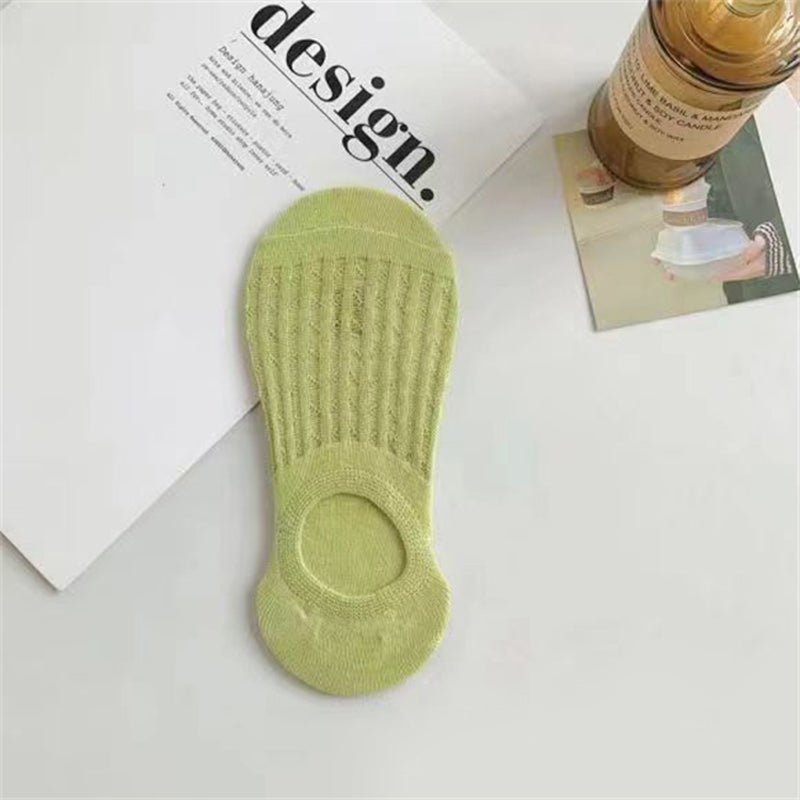Einfarbige Freizeitsocken