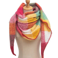 Warmer Karierter Schal