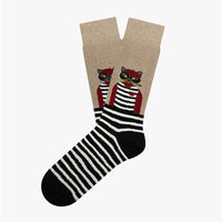 Kreative Socken Mit Katzenmuster