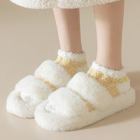 Warme Plüschsocken