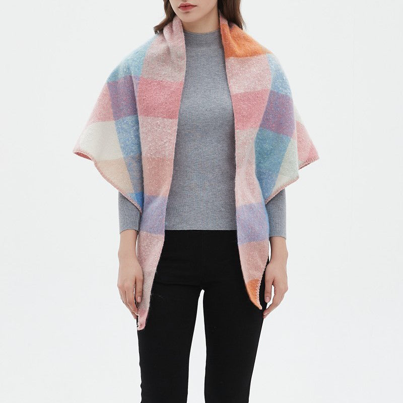 Warmer Karierter Schal