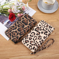 Vintage Geldbörse Mit Leopardenmuster