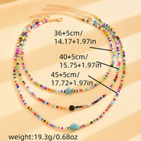 Böhmische Bunte Perlenkette