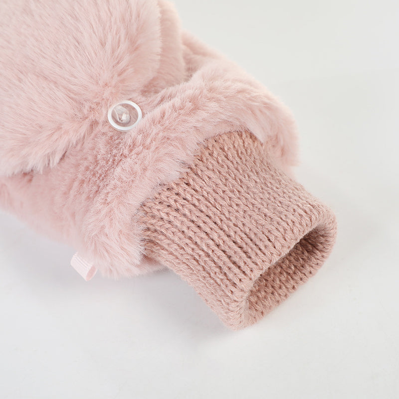 Einfarbig Warme Handschuhe