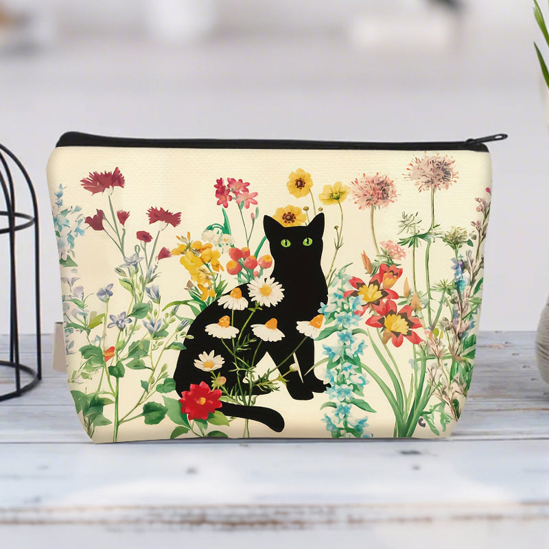 Lässige Tasche Mit Katzen-Print