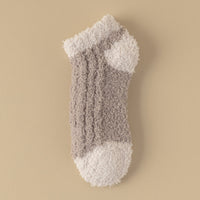 Warme Plüschsocken