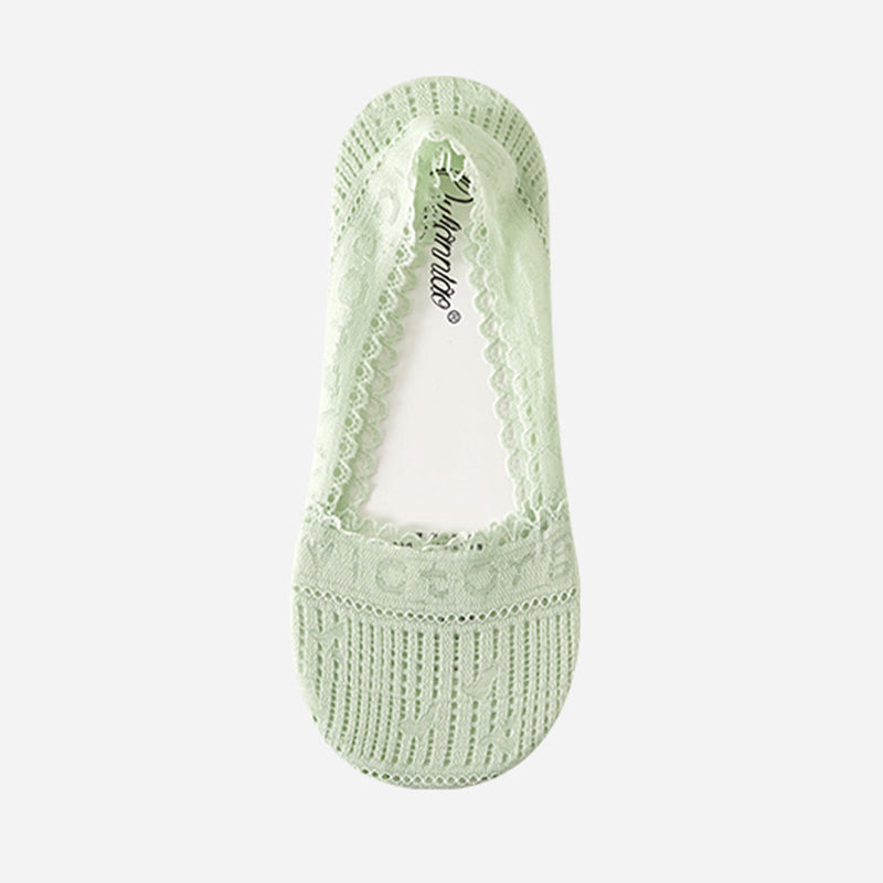 Atmungsaktive Spitzensocken
