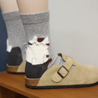Lässige Socken Mit Katzenmuster