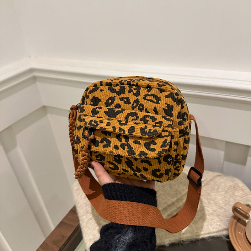 Vintage Leopardentasche