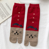 Cartoon-Tabi-Socken