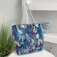 Tasche Mit Vintage-Blatt-Print