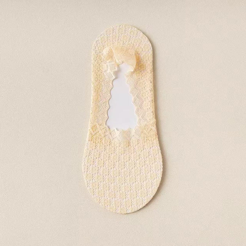 Atmungsaktive Blumensocken