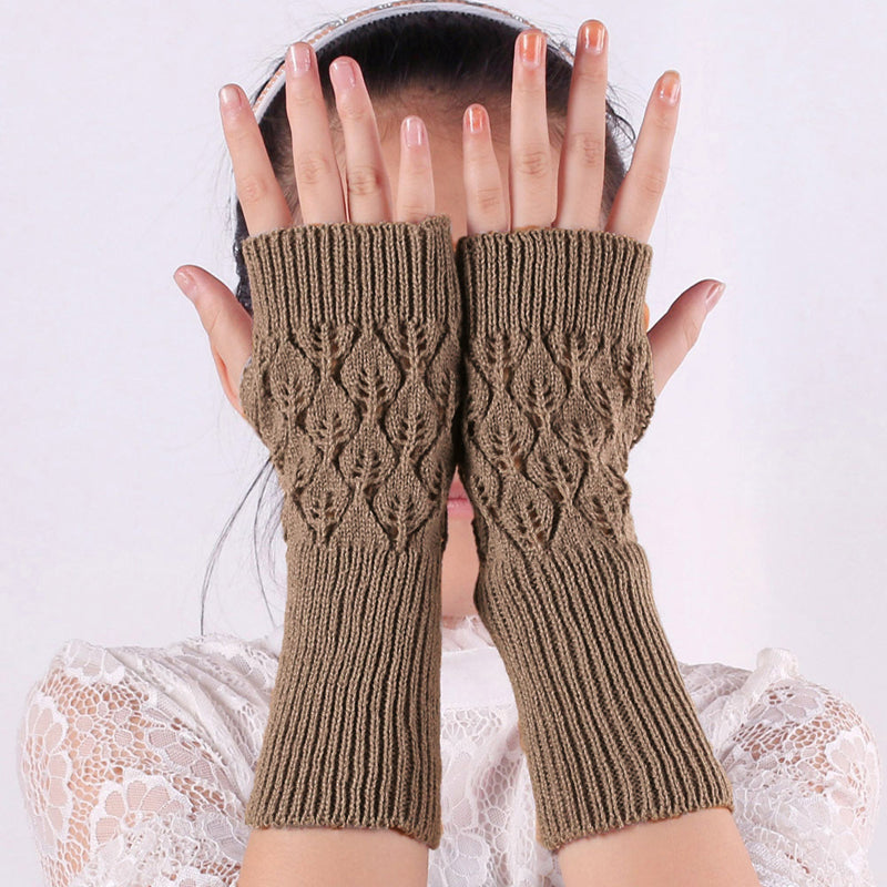 Einfarbig Warme Handschuhe