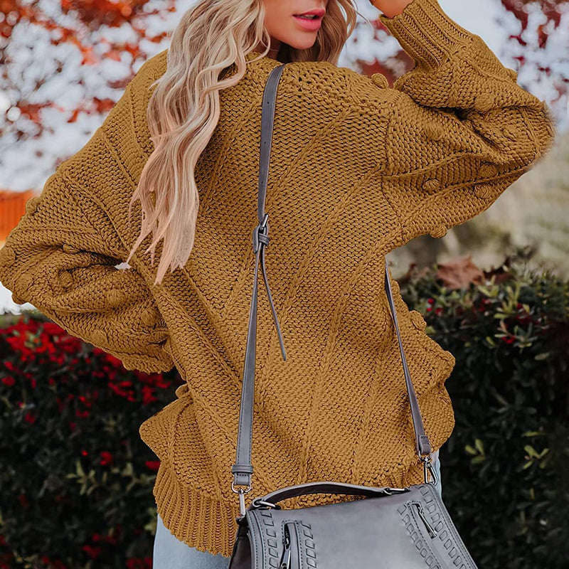 Lässiger Strickpullover