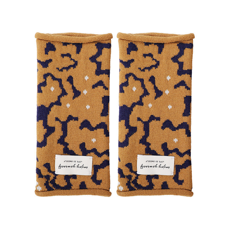 Geometrische Warme Handschuhe