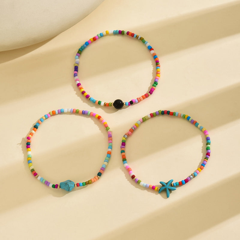 Böhmisches Buntes Perlenarmband