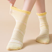 Atmungsaktive Blumensocken