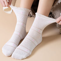 Atmungsaktive Blumensocken