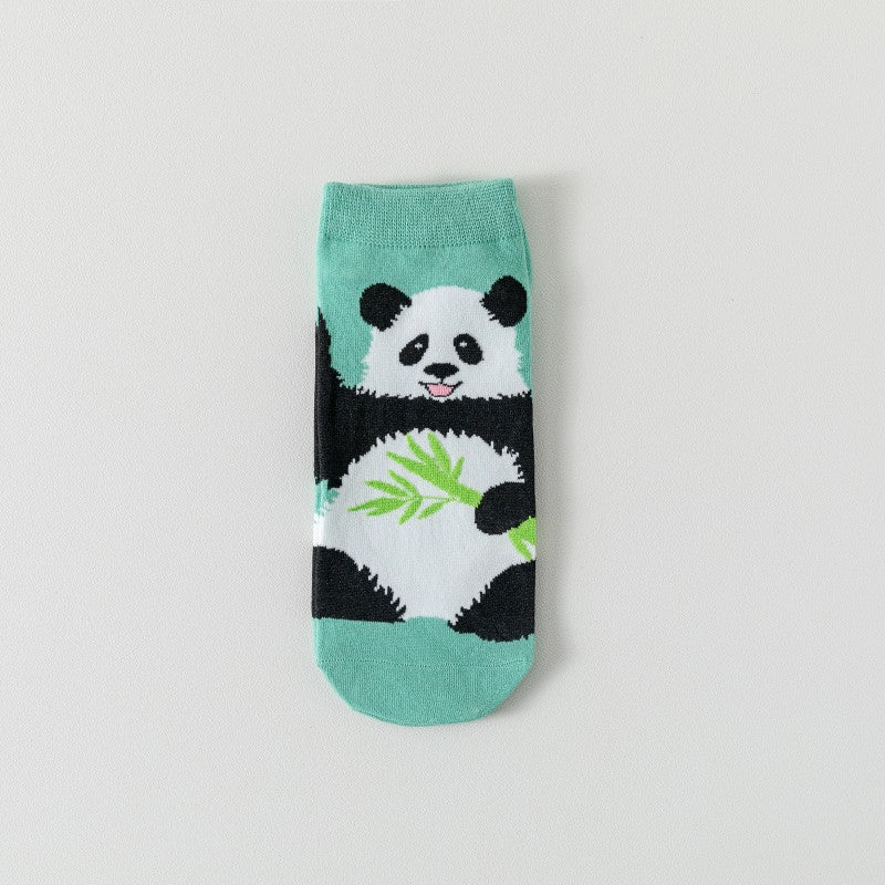 Lässige Socken Mit Panda-Muster