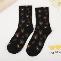 Lässige Socken Mit Herz-Print