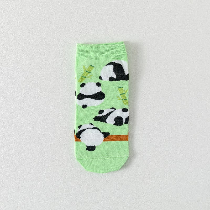 Lässige Socken Mit Panda-Muster