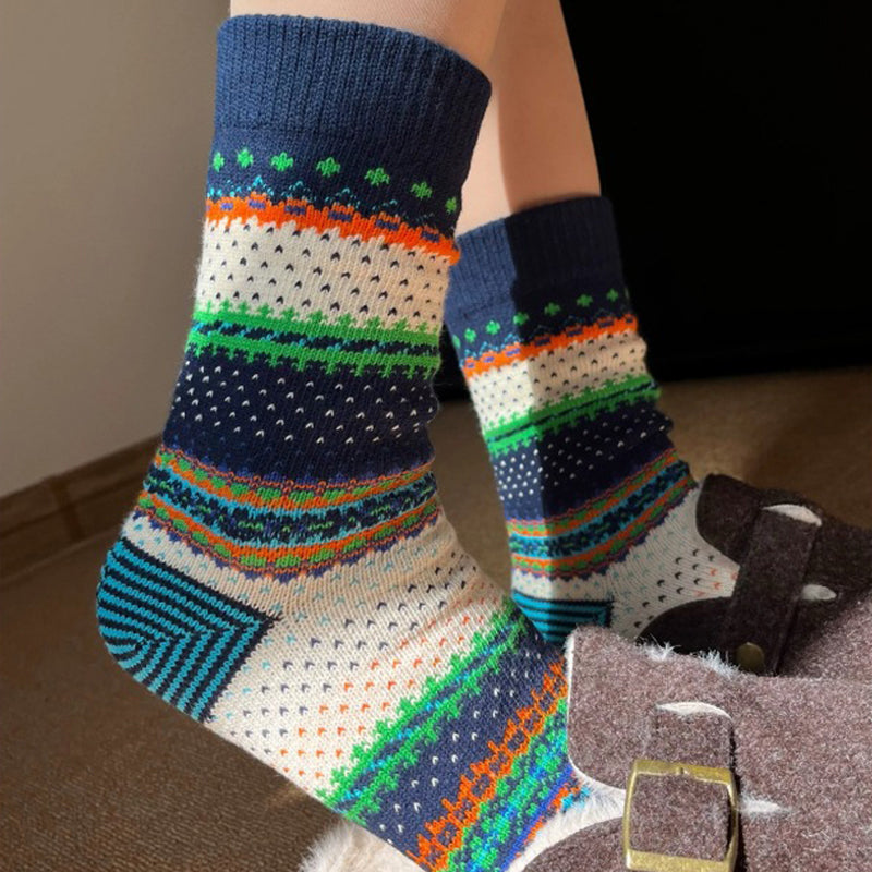 Vintage Socken Im Ethnischen Stil