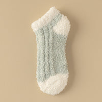 Warme Plüschsocken