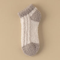 Warme Plüschsocken